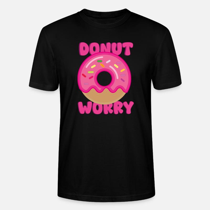 Donut-Sorge - Stanley/Stella Unisex Bio-T-Shirt CRAFTER - Schwarz