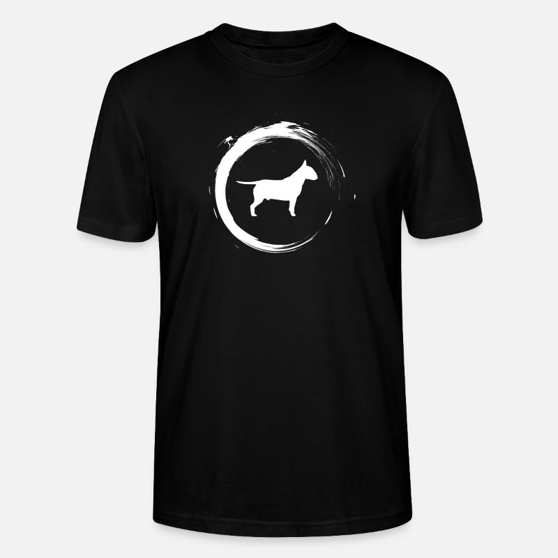 Bull Terrier - Stanley/Stella Unisex Bio-T-Shirt CRAFTER - Schwarz