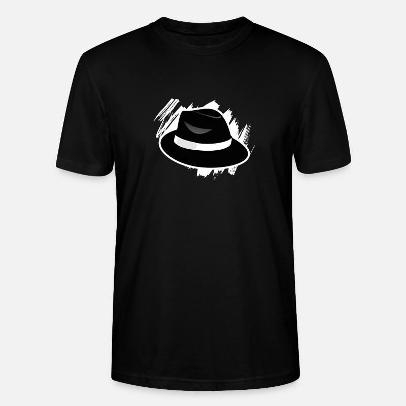 Fedora - Stanley/Stella Unisex Bio-T-Shirt CRAFTER - Schwarz