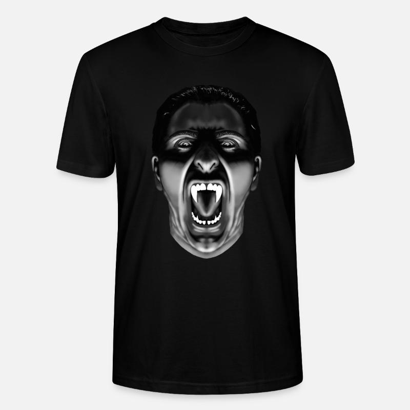 Vampire sifflant - T-shirt bio CRAFTER Stanley Stella Unisexe - noir