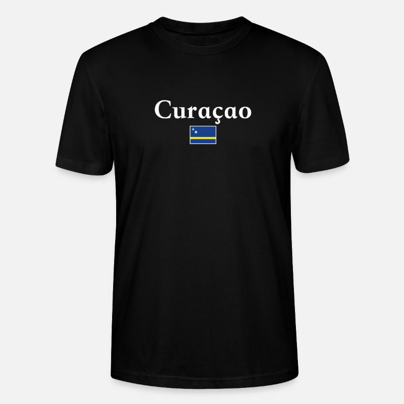 Curaçao Flagge - Stanley/Stella Unisex Bio-T-Shirt CRAFTER - Schwarz