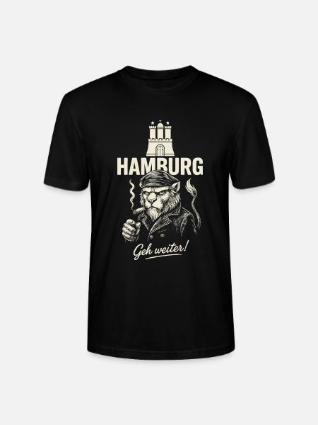 Hamburger Hafenraubein - Stanley/Stella Unisex Bio-T-Shirt CRAFTER - Schwarz