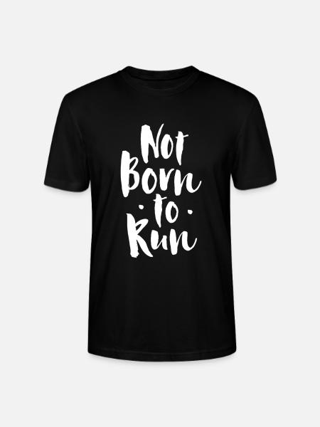 Pas né pour courir - T-shirt bio CRAFTER Stanley Stella Unisexe - noir