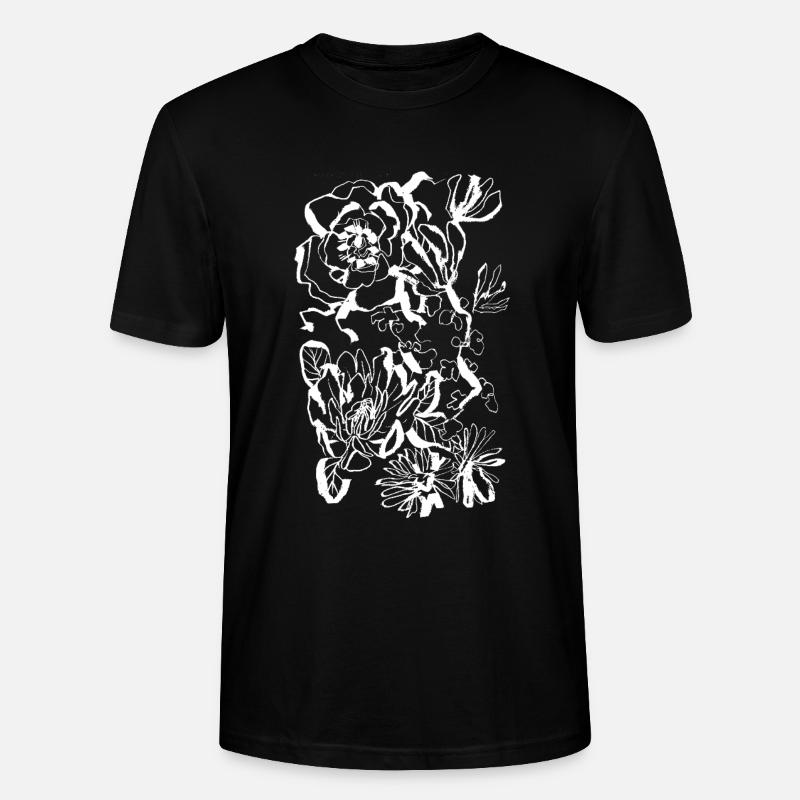 BLÜTE - Stanley/Stella Unisex Bio-T-Shirt CRAFTER - Schwarz