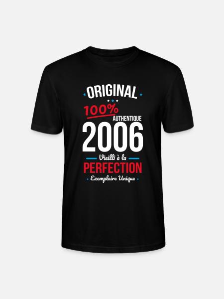 2006 – Original – Unique copy - Stanley/Stella CRAFTER Unisex Organic T-Shirt - black