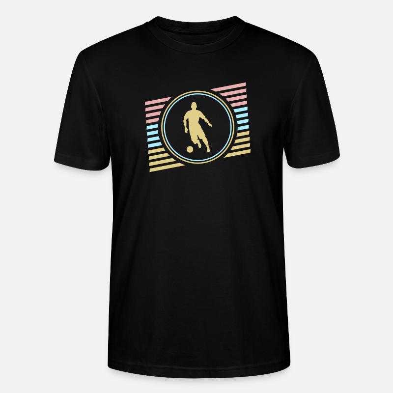 football - T-shirt bio CRAFTER Stanley Stella Unisexe - noir