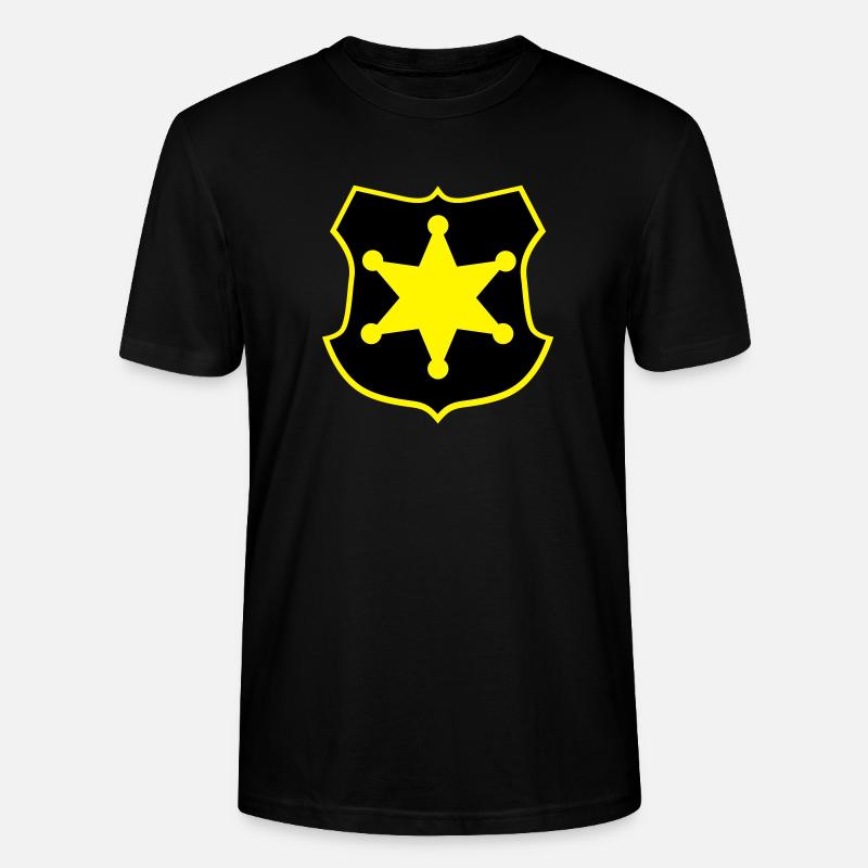 Sheriff - Stanley/Stella Unisex Bio-T-Shirt CRAFTER - Schwarz