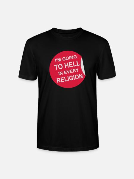 Going to Hell - Stanley/Stella CRAFTER Unisex Organic T-Shirt - black