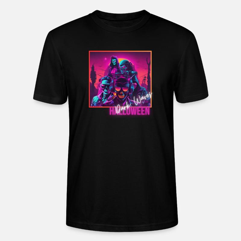 Dark Waves - Stanley/Stella Unisex Bio-T-Shirt CRAFTER - Schwarz