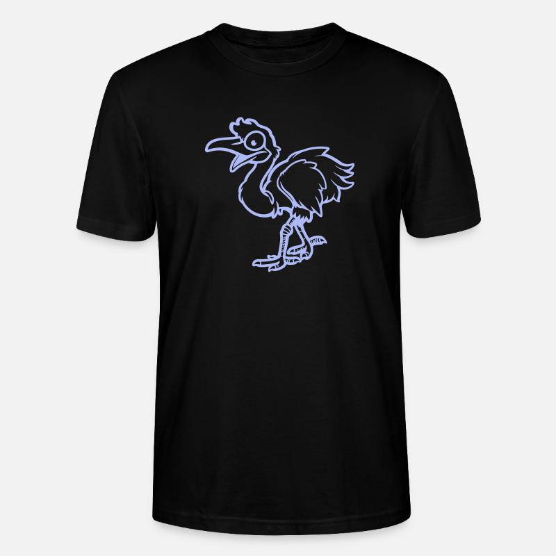 strauß comic - Stanley/Stella Unisex Bio-T-Shirt CRAFTER - Schwarz