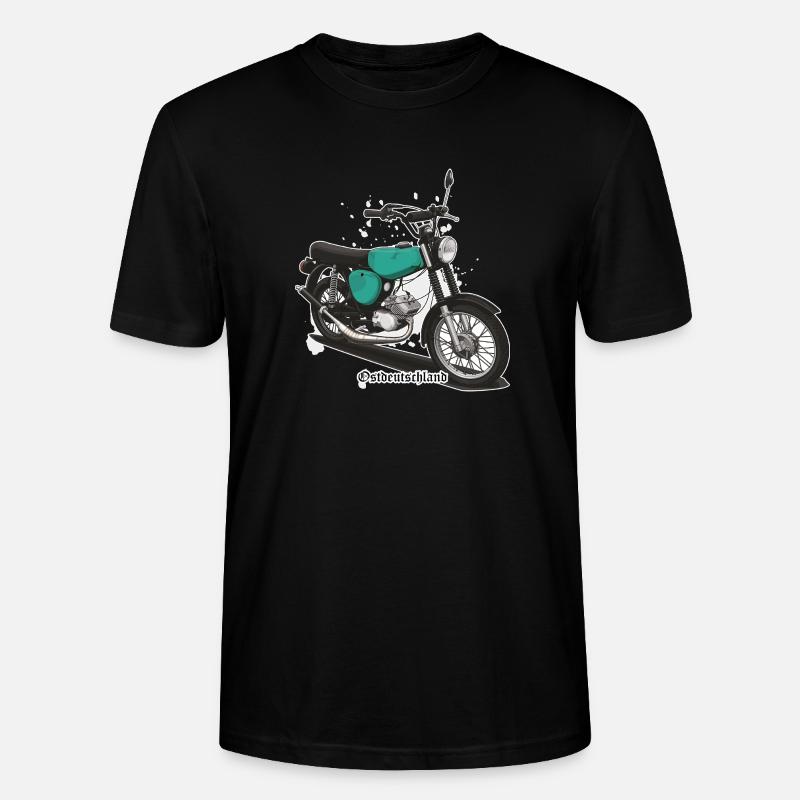 S51 (türkis) // Illustration - Stanley/Stella Unisex Bio-T-Shirt CRAFTER - Schwarz
