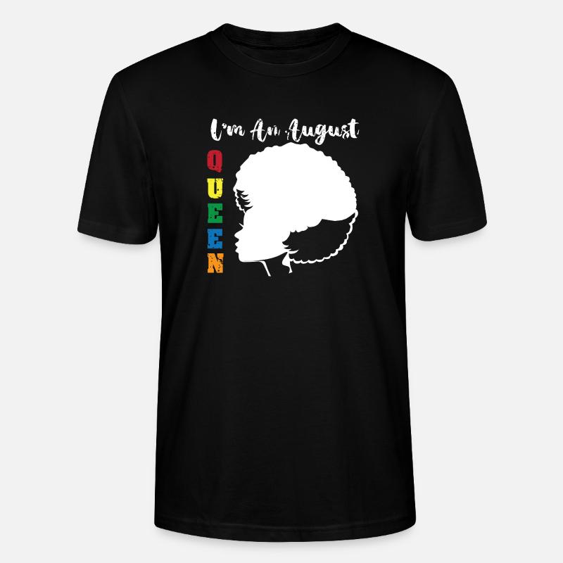 Sternzeichen Löwe - Stanley/Stella Unisex Bio-T-Shirt CRAFTER - Schwarz