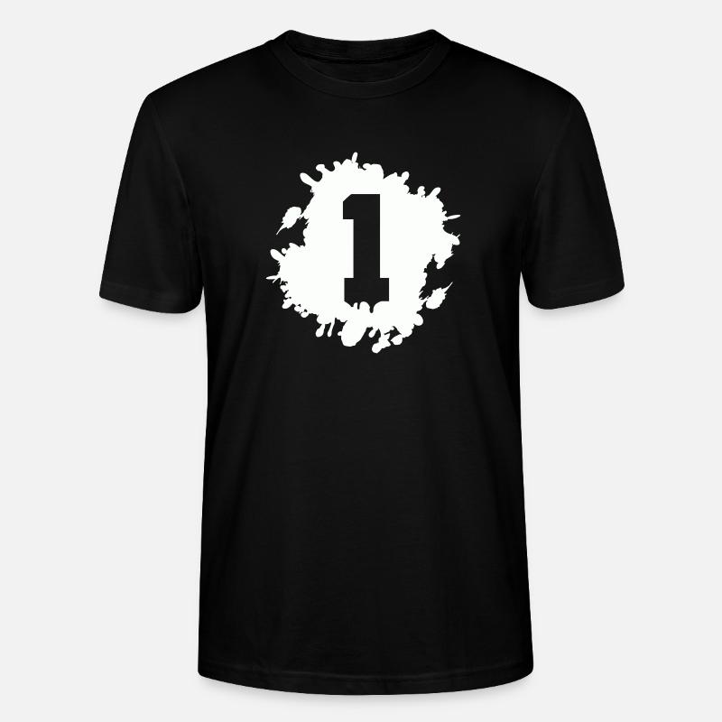 1 klecks - Stanley/Stella Unisex Bio-T-Shirt CRAFTER - Schwarz