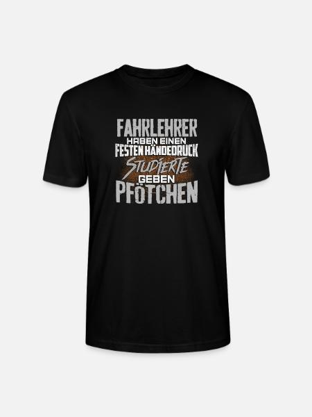 FAHRLEHRER - fest - Stanley/Stella Unisex Bio-T-Shirt CRAFTER - Schwarz