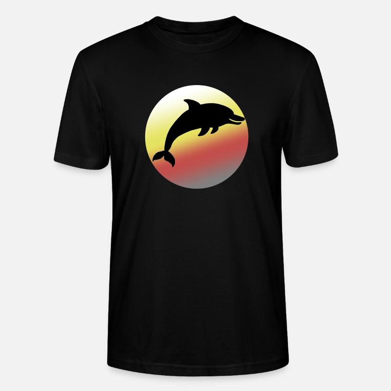 Delphin - Stanley/Stella Unisex Bio-T-Shirt CRAFTER - Schwarz