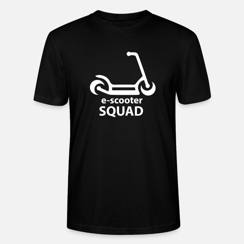 E-Scooter Roller - Stanley/Stella Unisex Bio-T-Shirt CRAFTER - Schwarz
