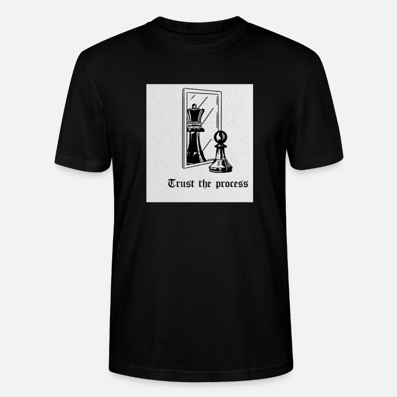 Trust the process - Stanley/Stella Unisex Bio-T-Shirt CRAFTER - Schwarz