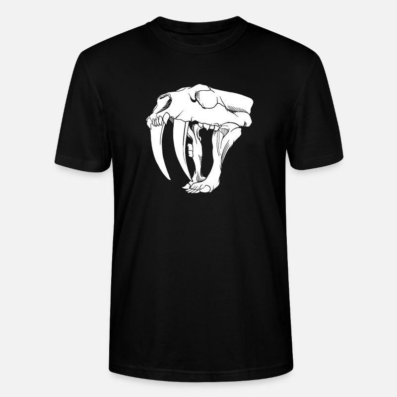 Tigre à dents de sabre - T-shirt bio CRAFTER Stanley Stella Unisexe - noir