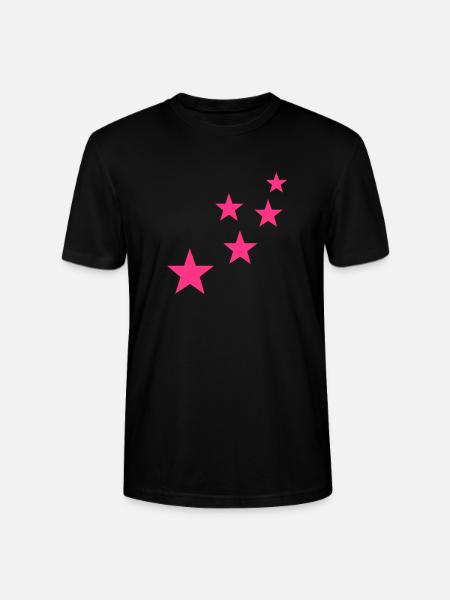 stars - Stanley/Stella Unisex Bio-T-Shirt CRAFTER - Schwarz