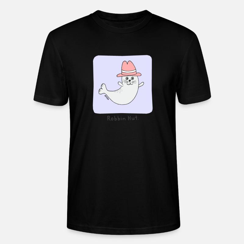 Robbin Hut - Stanley/Stella Unisex Bio-T-Shirt CRAFTER - Schwarz