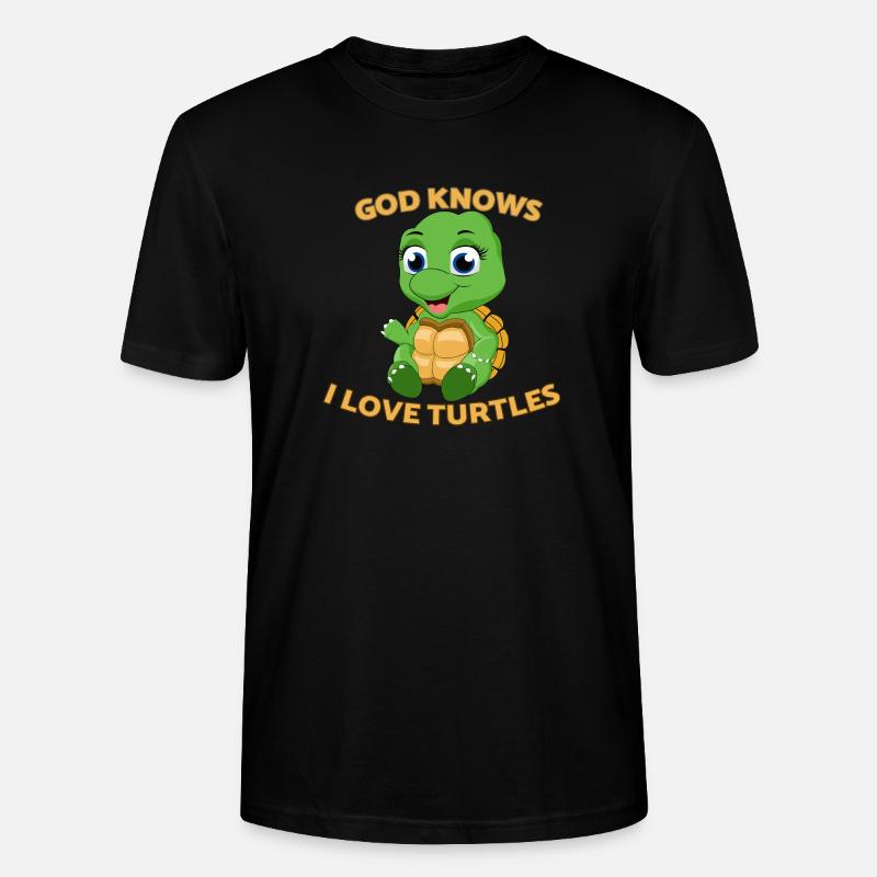 turtle sea turtle toad testudines - Stanley/Stella CRAFTER Unisex Organic T-Shirt - black