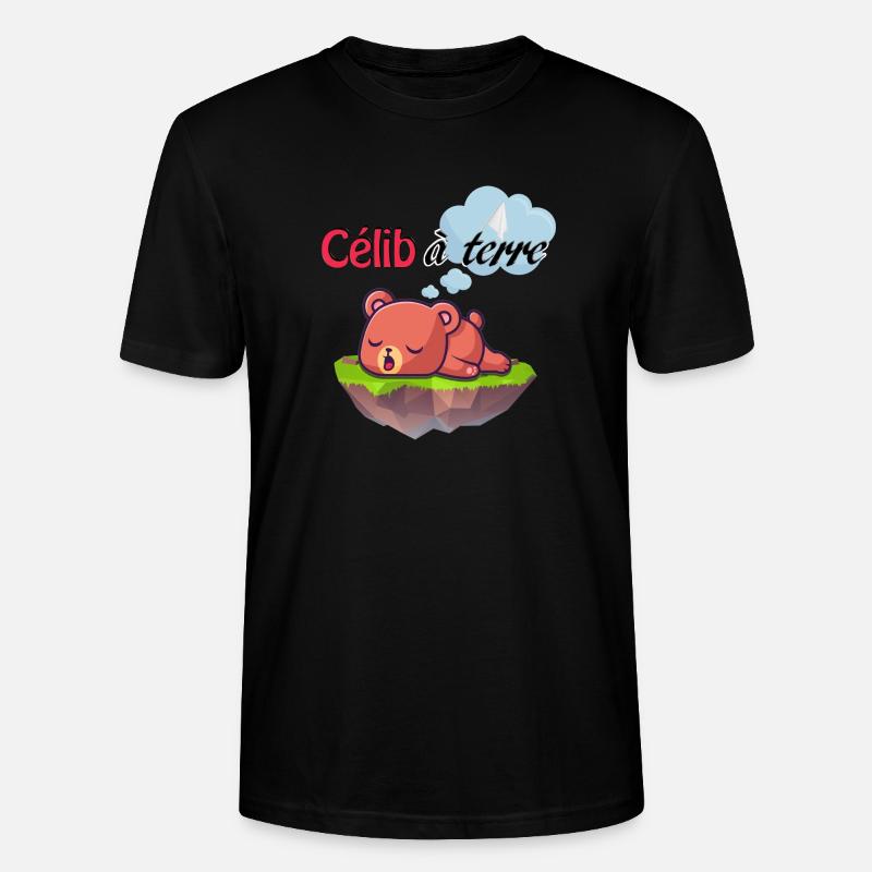 Célibataire à bout - T-shirt bio CRAFTER Stanley Stella Unisexe - noir