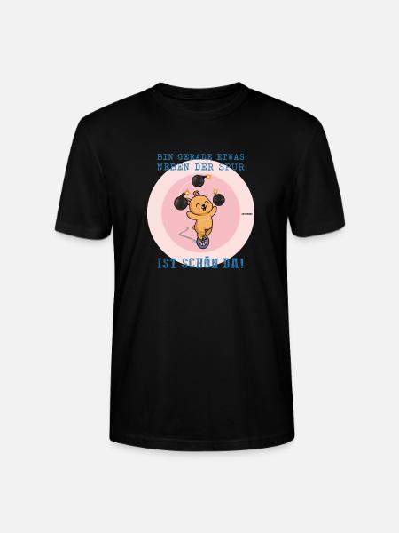 Nebenderspur rose - Stanley/Stella Unisex Bio-T-Shirt CRAFTER - Schwarz