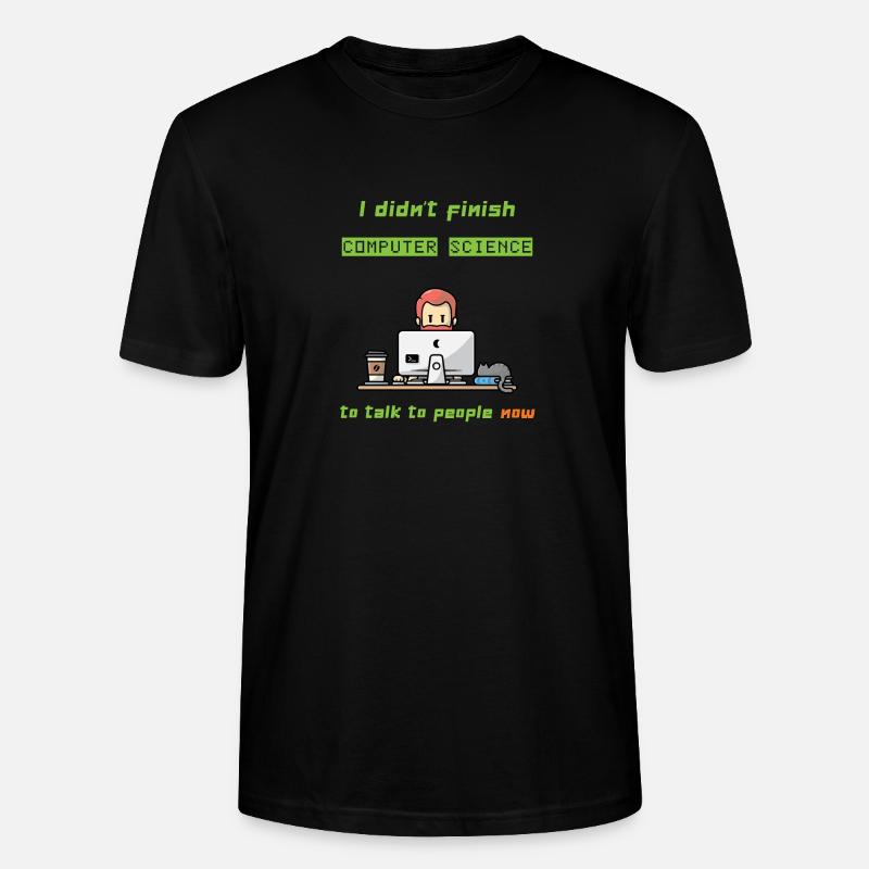 Fachinformatiker, Informatik - Stanley/Stella Unisex Bio-T-Shirt CRAFTER - Schwarz