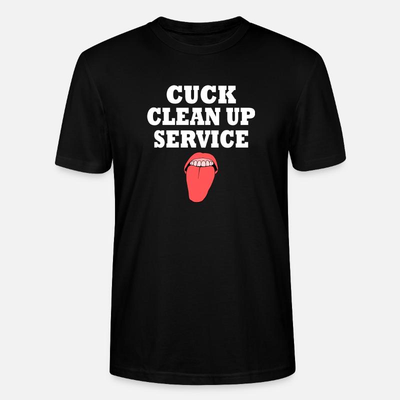 Cuckold cuck clean up service - Stanley/Stella Unisex Bio-T-Shirt CRAFTER - Schwarz