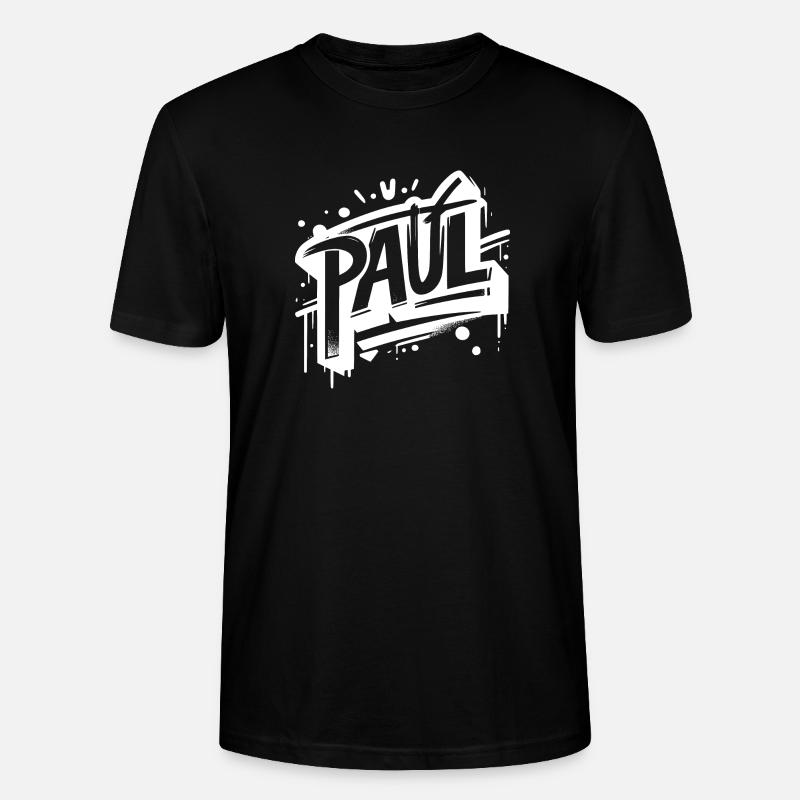 Nom de Paul Graffiti - T-shirt bio CRAFTER Stanley Stella Unisexe - noir
