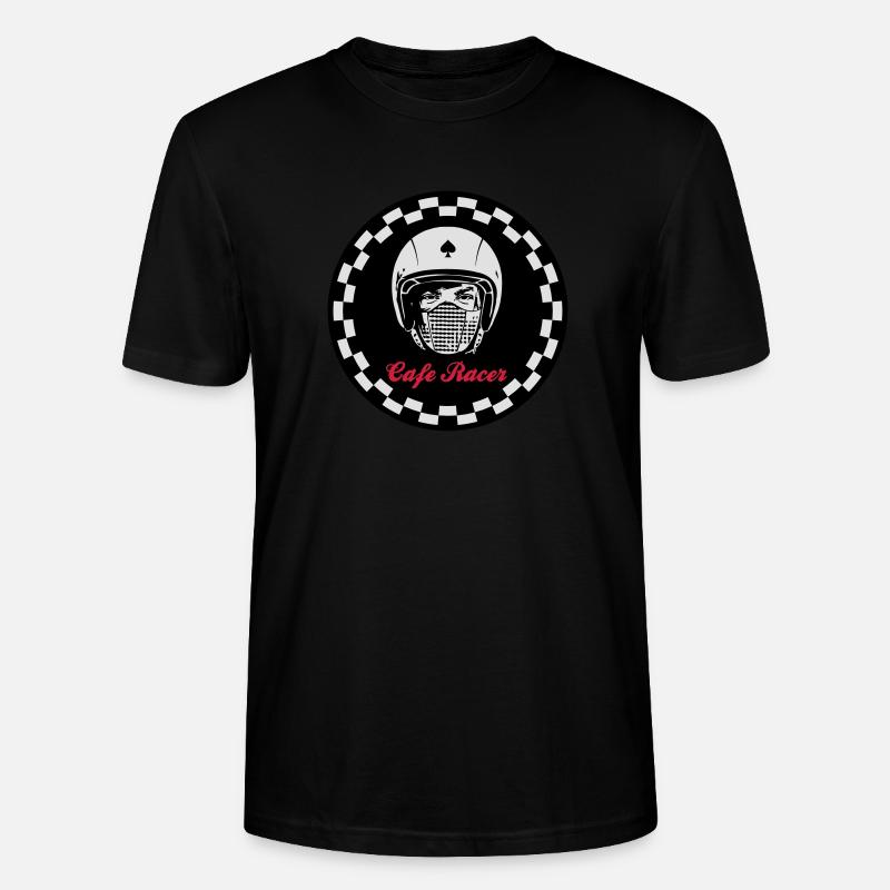 Logo de Cafe Racer - T-shirt bio CRAFTER Stanley Stella Unisexe - noir