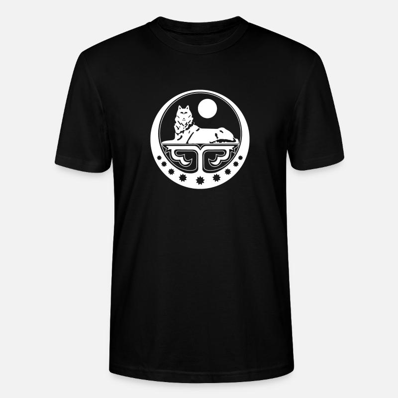 BORZ Emblem White - Stanley/Stella Unisex Bio-T-Shirt CRAFTER - Schwarz