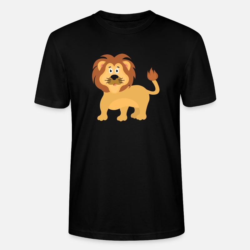 Löwe - Stanley/Stella Unisex Bio-T-Shirt CRAFTER - Schwarz