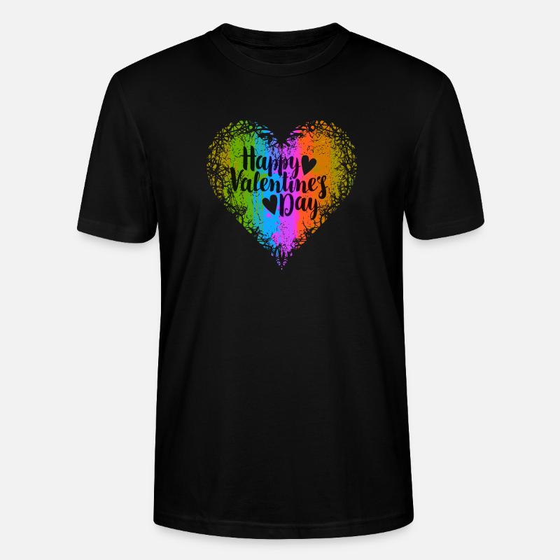 Saint-Valentin Saint-Valentin - T-shirt bio CRAFTER Stanley Stella Unisexe - noir