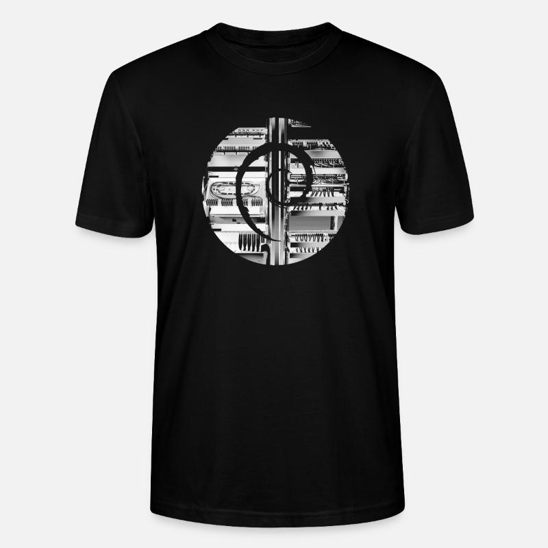 Debian GNU Linux - Stanley/Stella Unisex Bio-T-Shirt CRAFTER - Schwarz