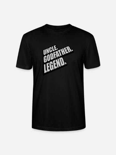 Citation de légende de l’oncle parrain - T-shirt bio CRAFTER Stanley Stella Unisexe - noir