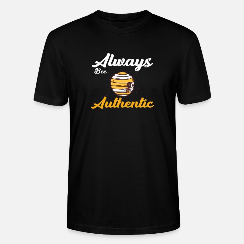 Always be Authentic - Stanley/Stella Unisex Bio-T-Shirt CRAFTER - Schwarz