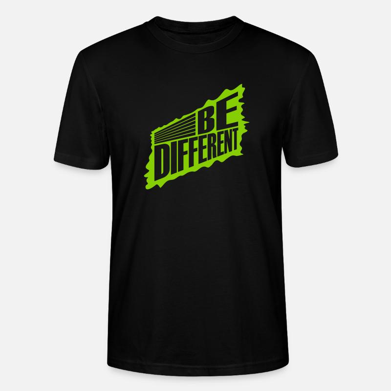 Be different Logo Design - Stanley/Stella Unisex Bio-T-Shirt CRAFTER - Schwarz