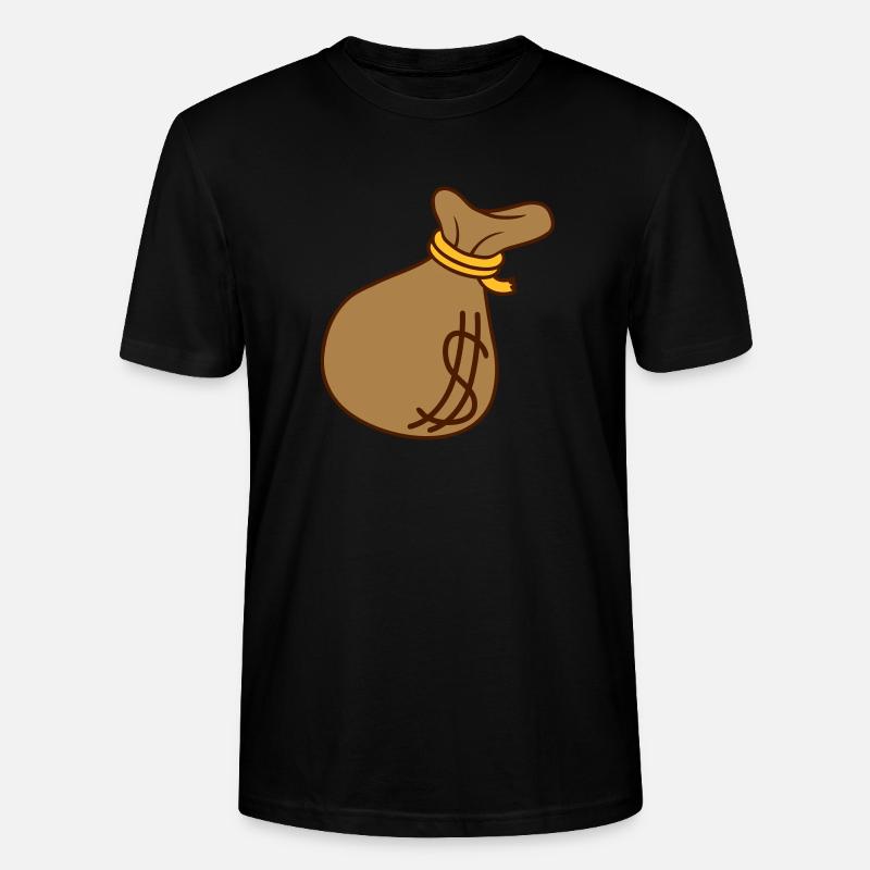 Dollar Symbol Geld Sack - Stanley/Stella Unisex Bio-T-Shirt CRAFTER - Schwarz