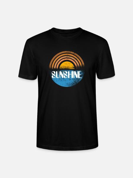 Sunshine - Stanley/Stella CRAFTER Unisex Organic T-Shirt - black