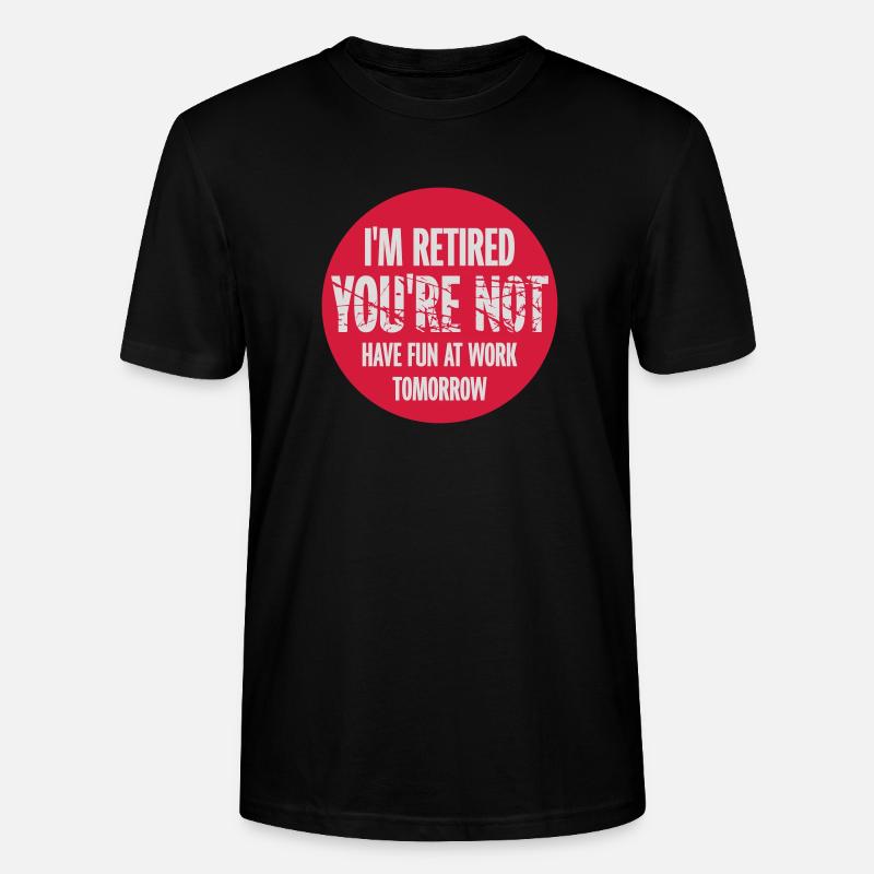 have fun at work - Stanley/Stella Unisex Bio-T-Shirt CRAFTER - Schwarz