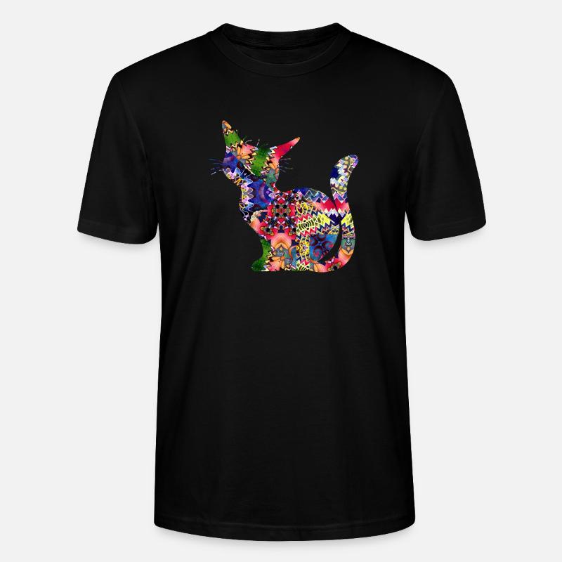 Chat - T-shirt bio CRAFTER Stanley Stella Unisexe - noir