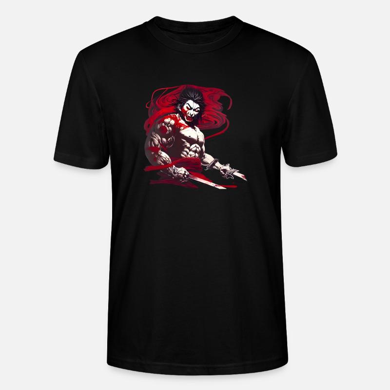 Samurai Warrior - Stanley/Stella Unisex Bio-T-Shirt CRAFTER - Schwarz