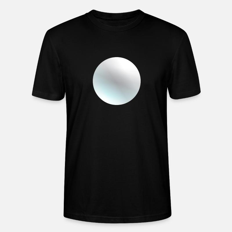Der Planet Pluto - Stanley/Stella Unisex Bio-T-Shirt CRAFTER - Schwarz