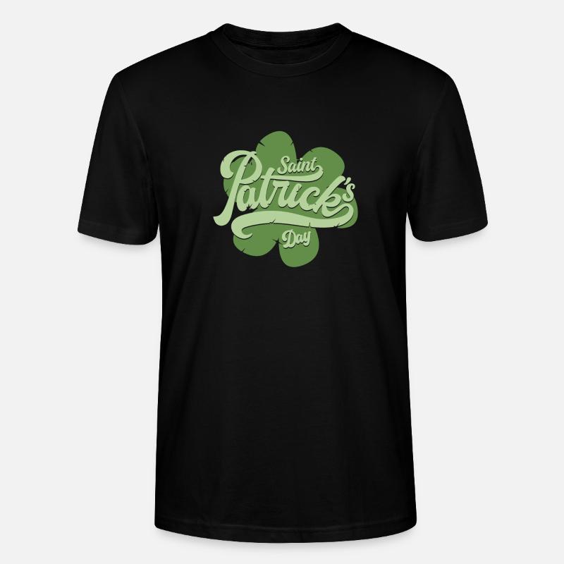 Saint Patrick s Day - Stanley/Stella CRAFTER Unisex Organic T-Shirt - black