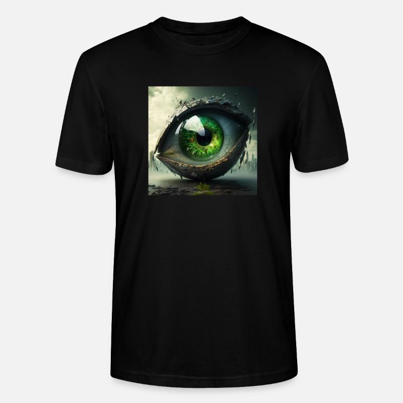 Fantasy Eye Geschenk - Stanley/Stella Unisex Bio-T-Shirt CRAFTER - Schwarz