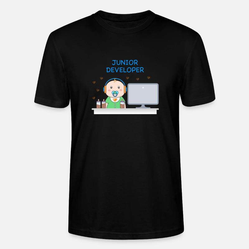 Junior Developer - Stanley/Stella Unisex Bio-T-Shirt CRAFTER - Schwarz