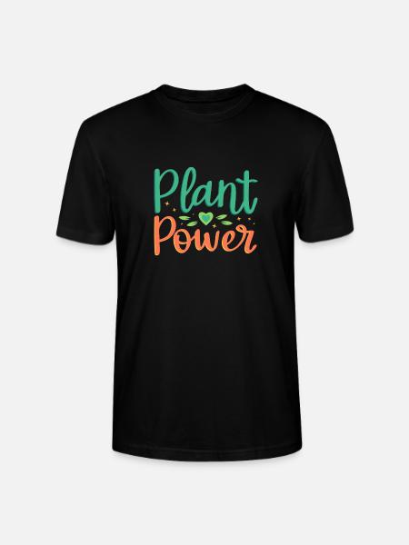 Power of plants - Stanley/Stella CRAFTER Unisex Organic T-Shirt - black