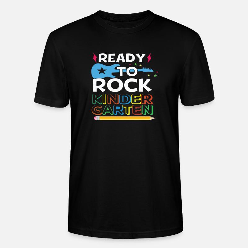 Ready To Rock Kindergarten - Stanley/Stella Unisex Bio-T-Shirt CRAFTER - Schwarz