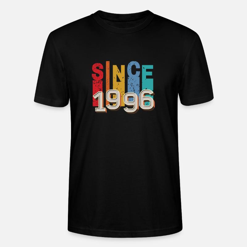 Since 1996 retro - T-shirt bio CRAFTER Stanley Stella Unisexe - noir